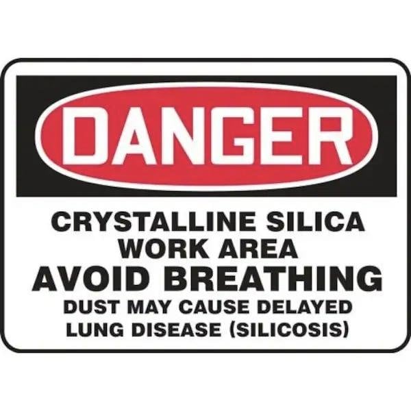 Accuform OSHA DANGER SAFETY SIGN CRYSTALLINE MCHG142VS MCHG142VS - main